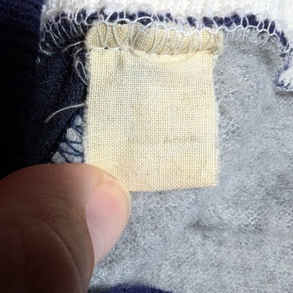 Vtg 1970s David Homisan Gray Blue Snap Front Sweatshirt Varsity Jacket Sz XL - Picture 4 of 4